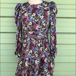 Zara mini floral dress size small